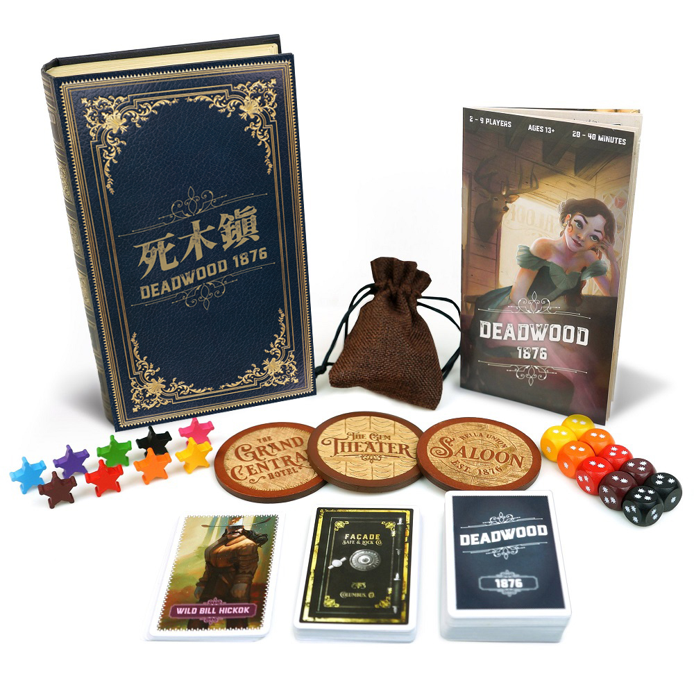 木DEADWOD 1876 PLAYERSAGES 13+ MINUTESDEADWOOD1876GRANDCENTRA  UNSALOONFAÇADE   DEADWOOD OWILD BILL HICKOK1876